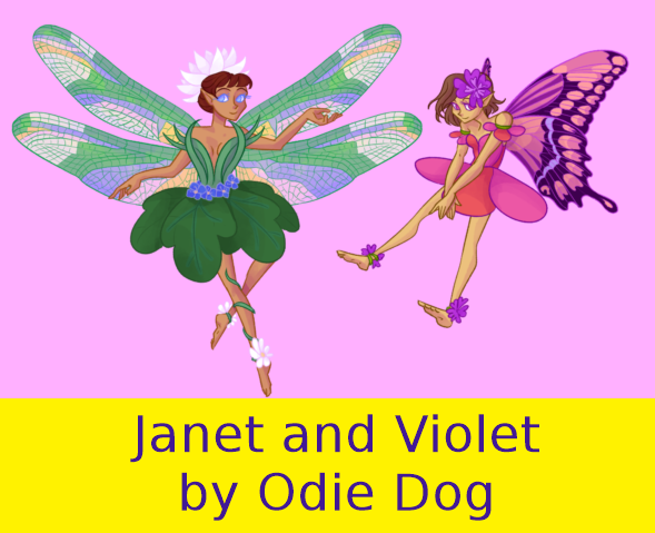 Picture of my ghost, Janet and Violet