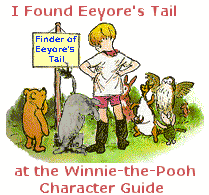 I found Eeyore's Tail at the Winnie-the-Pooh Character Guide