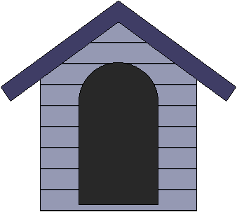 Blue Doghouse