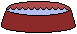 Red water bowl
